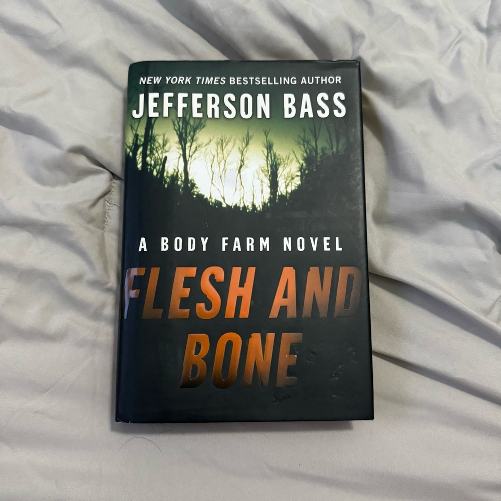 Hardcover Flesh and Bone by Jefferson Bass, good condition